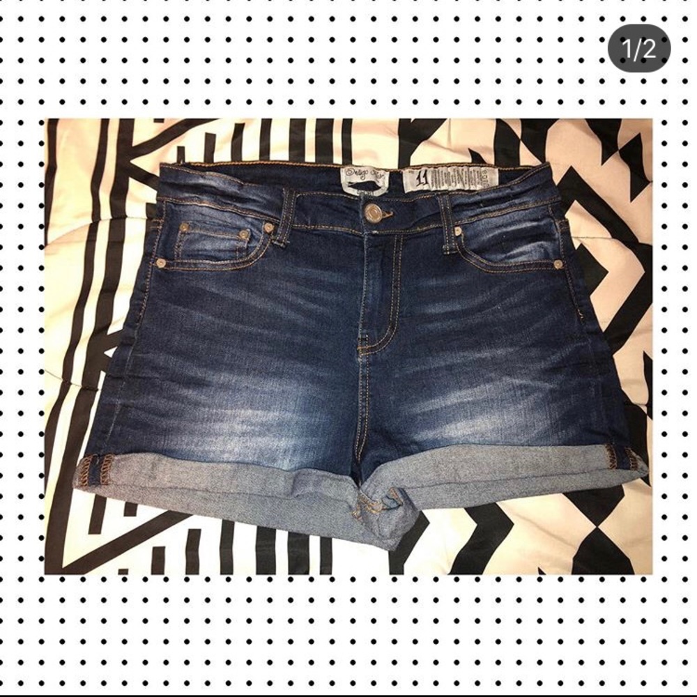 Denim shorts